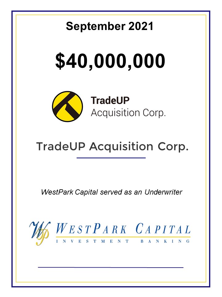 0921 TradeUP Acquisition Corp.