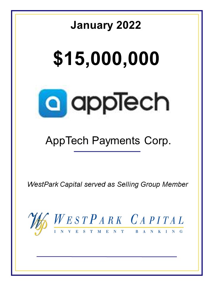 0122 AppTech Payments Corp