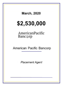 0320 American Pacific Bancorp
