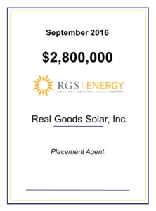 9 Real Goods Solar Inc. 2.8M