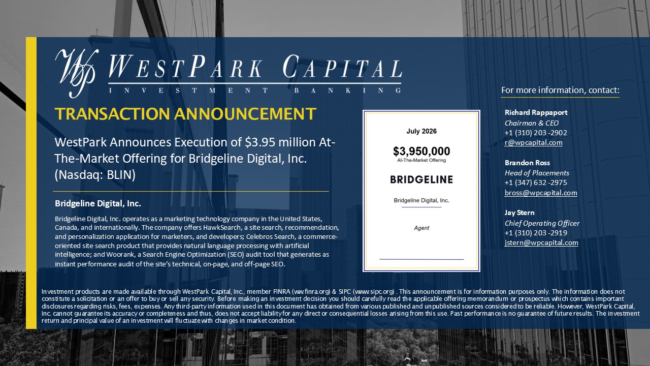 BLIN ATM Transaction Announcement
